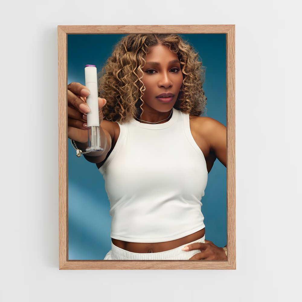Poster Serena en Action – affiche Tennis (vue 4)